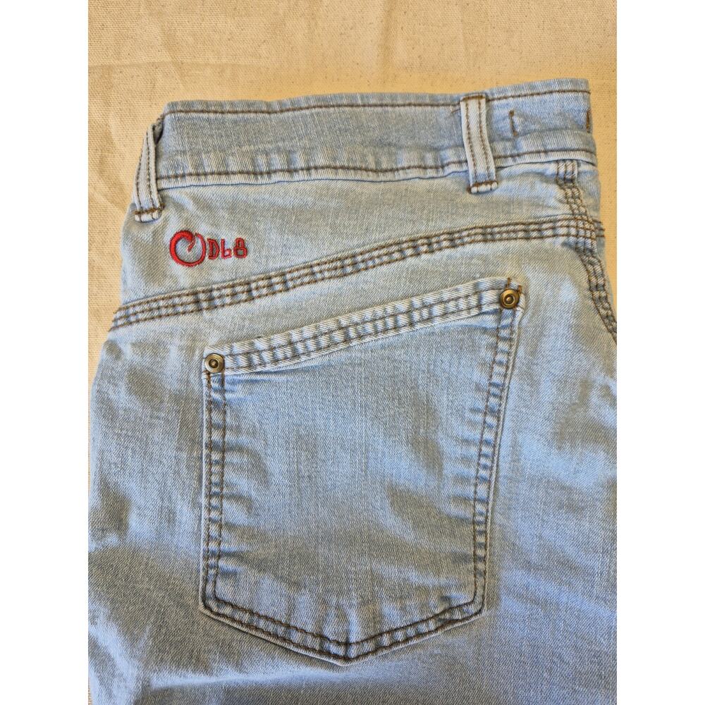 Origin Jeans Mens 32x32 Blue Delta Flex D68 Light Wash Relaxed Fit Denim USA - Picture 8 of 8